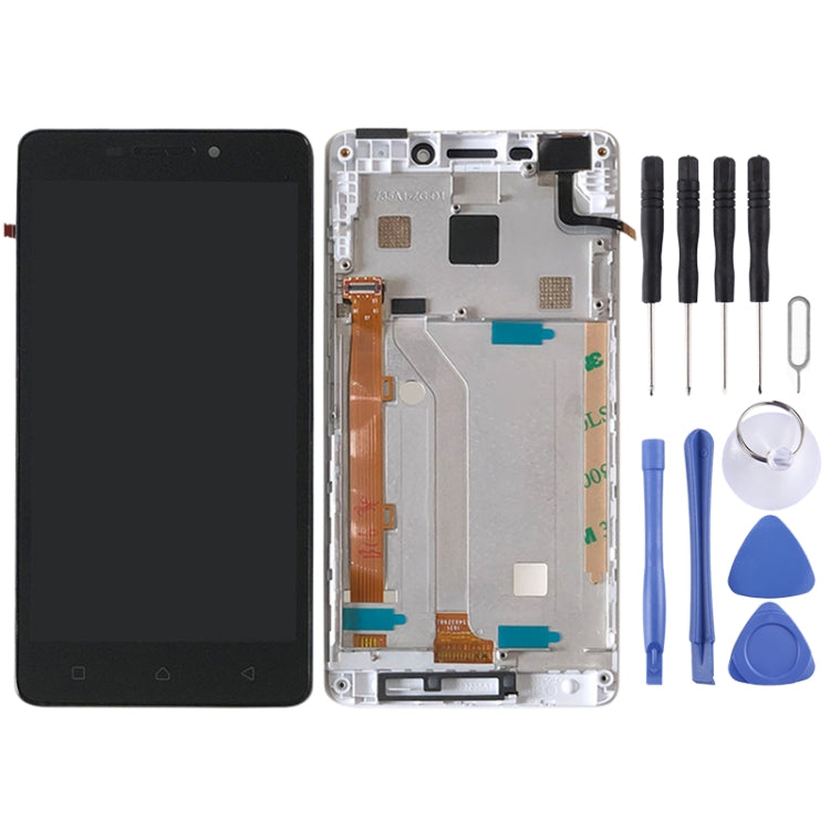 LCD Screen and Digitizer Full Assembly with Frame for Lenovo Vibe P1m P1ma40 P1mc50