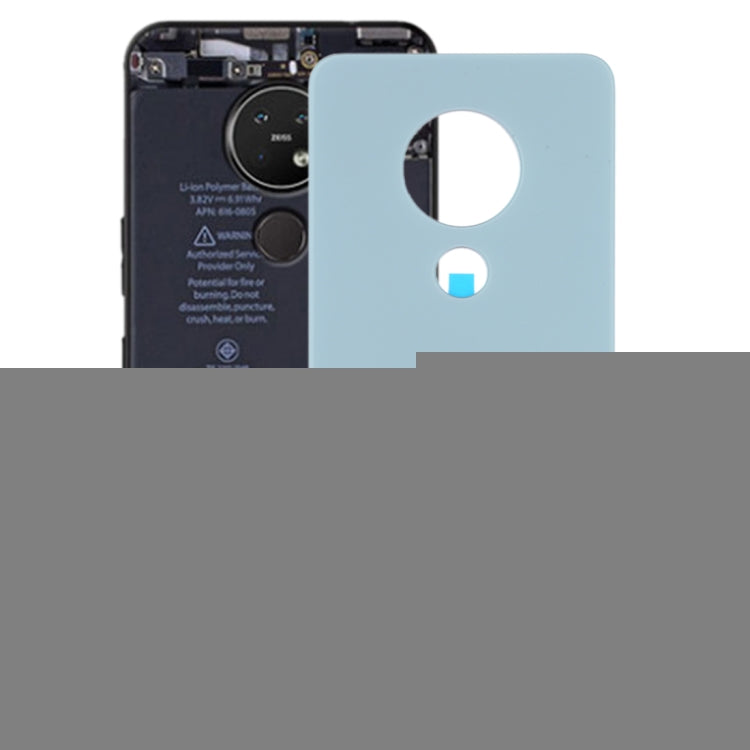 Battery Back Cover for Nokia 7.2 / 6.2 TA-1196 / TA-1198 / TA-1200 / TA-1187 / TA-1201 (Frosted Green), For Nokia 7.2 / 6.2, For Nokia 7.2(Frosted Black), For Nokia 7.2(Black), For Nokia 7.2, For Nokia 7.2 / 6.2(Frosted Silver)