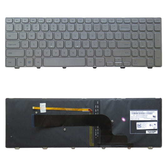 Clavier américain avec rétroéclairage pour Dell Inspiron 15 série 7000 7537 P36F, pour Dell Inspiron 15 (États-Unis)