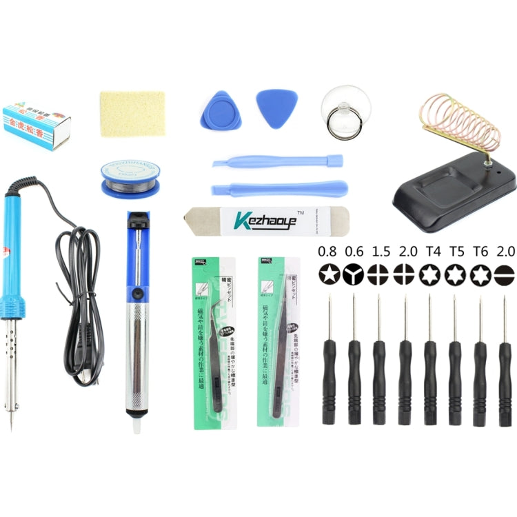 JIAFA JF-8120 22 in 1 Soldering Iron Tool Set,Voltage: 220V,Rated Power:30W, JF-8120, US Plug, JF-8120, EU Plug