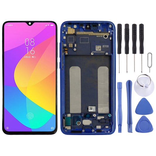Pantalla LCD y digitalizador originales, ensamblaje completo con marco para Xiaomi Mi CC9 (original)