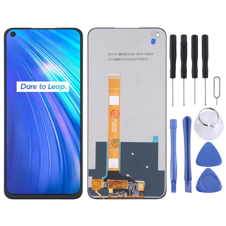 LCD Screen and Digitizer Full Assembly for OPPO Realme 6, For Realme 6 - BSPART