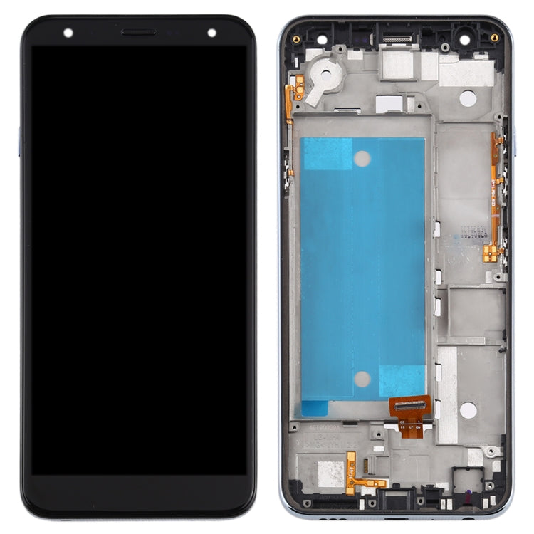 LCD Screen and Digitizer Full Assembly with Frame for LG K40 LMX420 / X4 2019 / K12 Plus,Single SIM