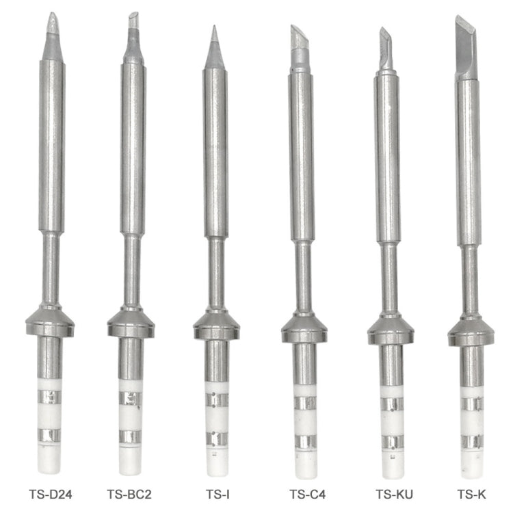 QUICKO TS100 Lead-free Electric Soldering Iron Tip, TS-KU, TS-BC2, TS-C4, TS-D24, TS-I, TS-ILS, TS-K, TS-KU, TS-B2
