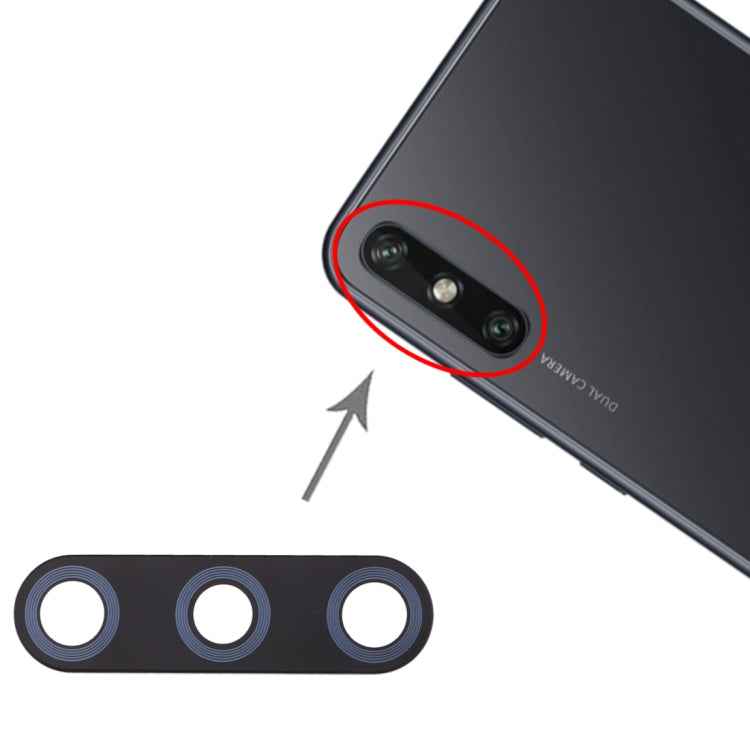 For Huawei Enjoy 10e 10pcs Back Camera Lens , For Huawei Enjoy 10e