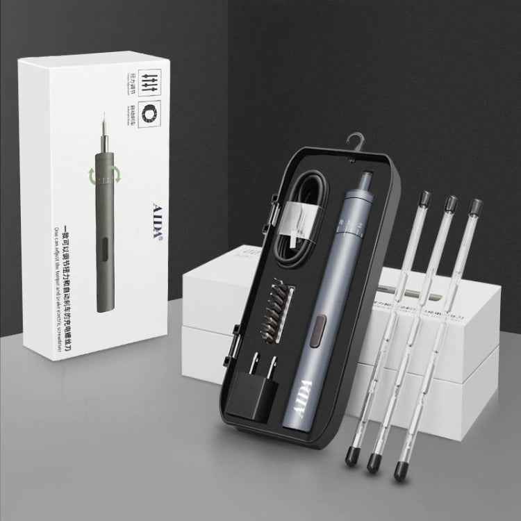 A-012 Rechargeable Lithium Battery Rechargeable Electric Drill Cordless Screwdriver Set with 8 Gear Torsion