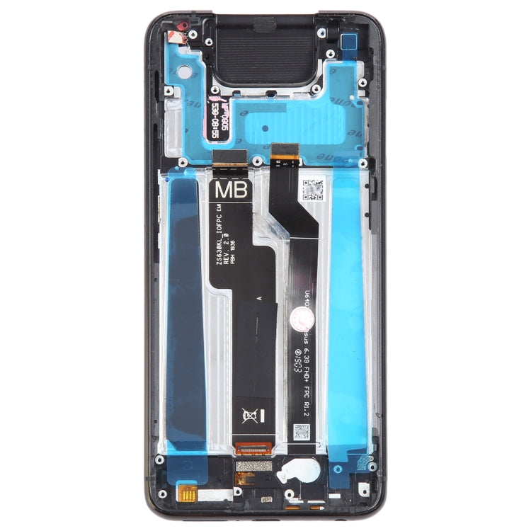LCD Screen and Digitizer Full Assembly with Frame for Asus Zenfone 6 ZS630KL I01WD