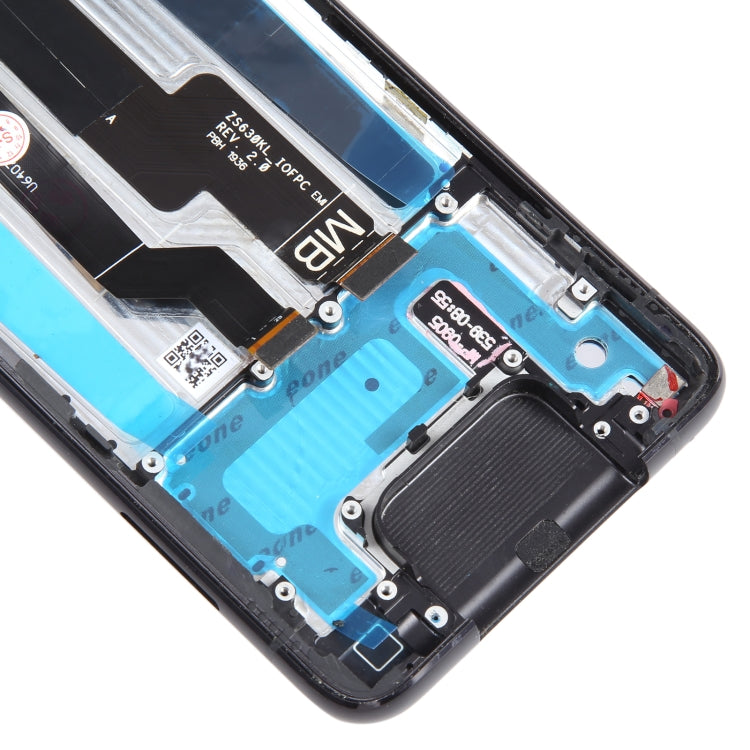 LCD Screen and Digitizer Full Assembly with Frame for Asus Zenfone 6 ZS630KL I01WD