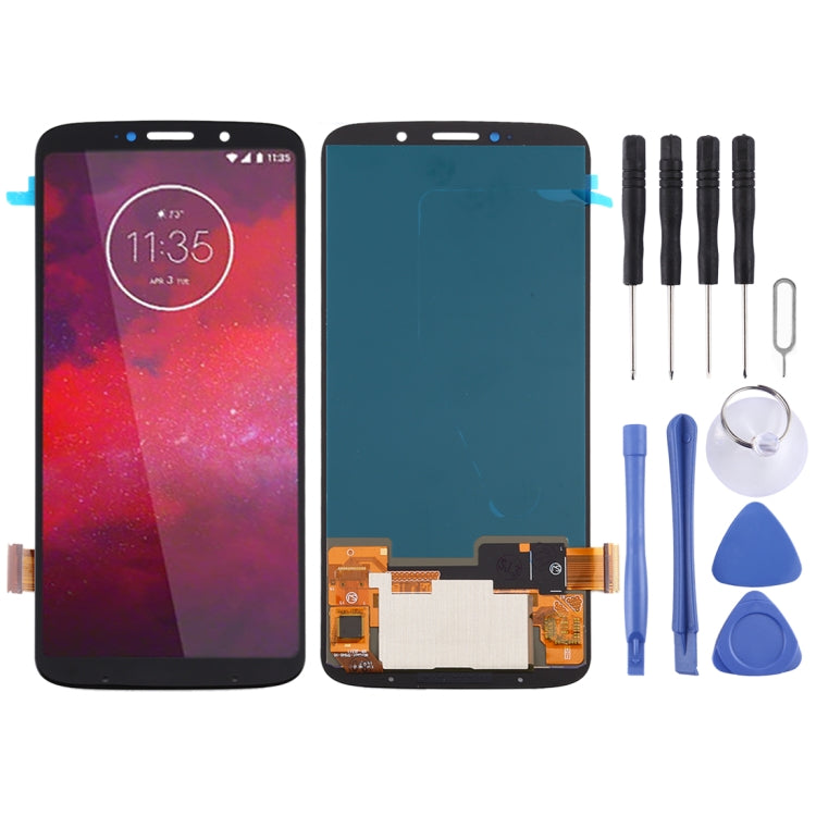 LCD Screen and Digitizer Full Assembly for Motorola Moto Z3