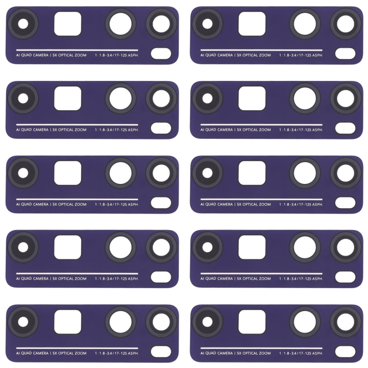 For Huawei Nova 7 Pro 5G 10pcs Back Camera Lens