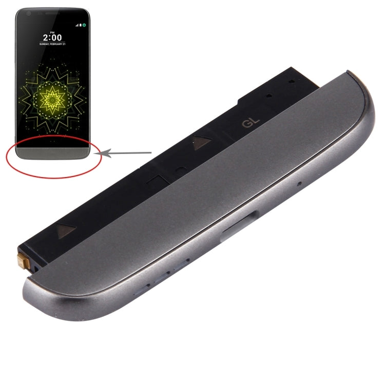 (Charging Dock + Microphone + Speaker Ringer Buzzer) Module for LG G5 / H858(Grey), For G5 / H858