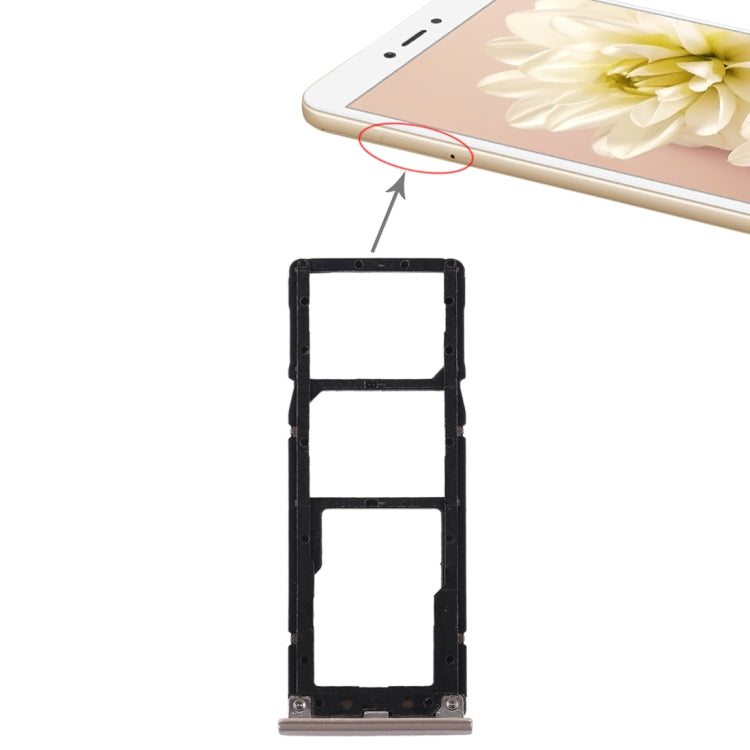 2 SIM Card Tray + Micro SD Card Tray for Xiaomi Redmi Note 5A