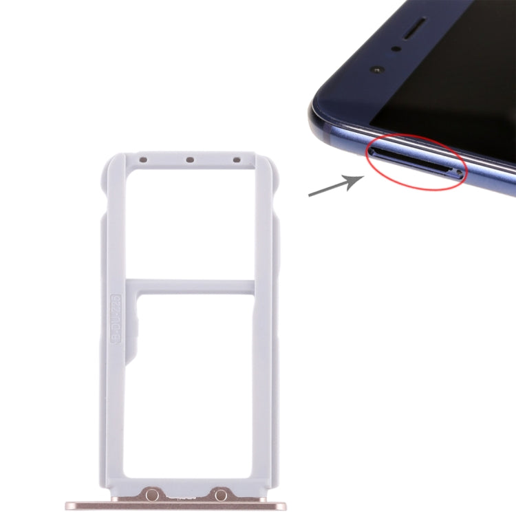SIM Card Tray + SIM Card Tray / Micro SD Card Tray for Huawei Honor V9, For Honor V9, For Huawei V9