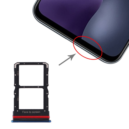 Bandeja para tarjeta SIM + Bandeja para tarjeta SIM para Xiaomi Mi 10 Lite 5G, Para Xiaomi Mi 10 Lite 5G