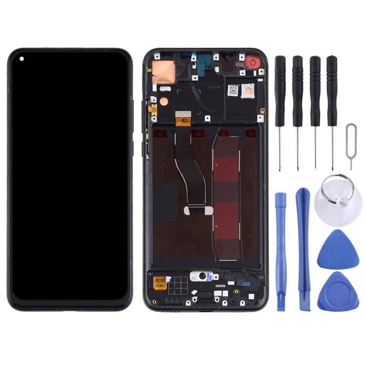 LCD Screen and Digitizer Full Assembly with Frame for Huawei Honor View 20