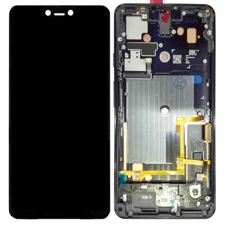 LCD Screen and Digitizer Full Assembly with Frame for Google Pixel 3 XL