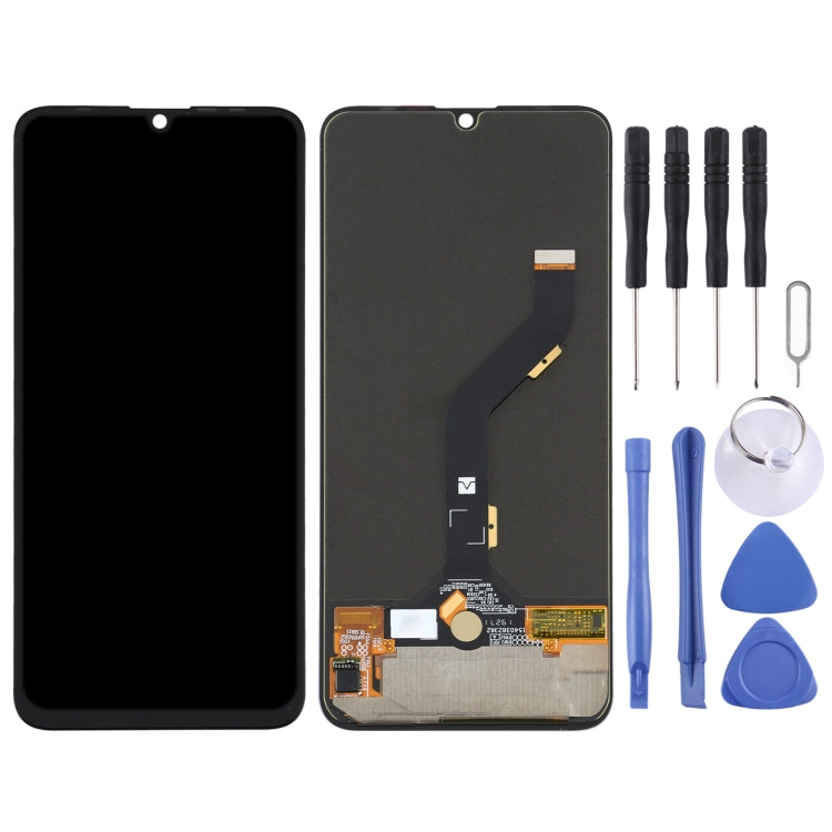 Original AMOLED Material LCD Screen and Digitizer Full Assembly for Tecno Phantom 9 AB7