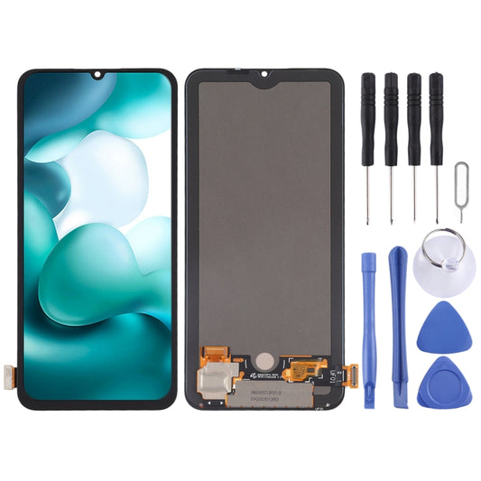 Pantalla LCD y digitalizador AMOLED original, ensamblaje completo para Xiaomi Mi 10 Lite 5G (original).