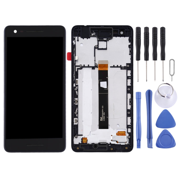LCD Screen and Digitizer Full Assembly with Frame for Nokia 2.1