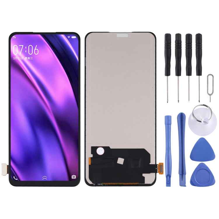 TFT Material Front LCD Screen and Digitizer Full Assembly (Not Supporting Fingerprint ldentification) for Vivo NEX Dual Display, For Vivo NEX Dual Display(TFT)