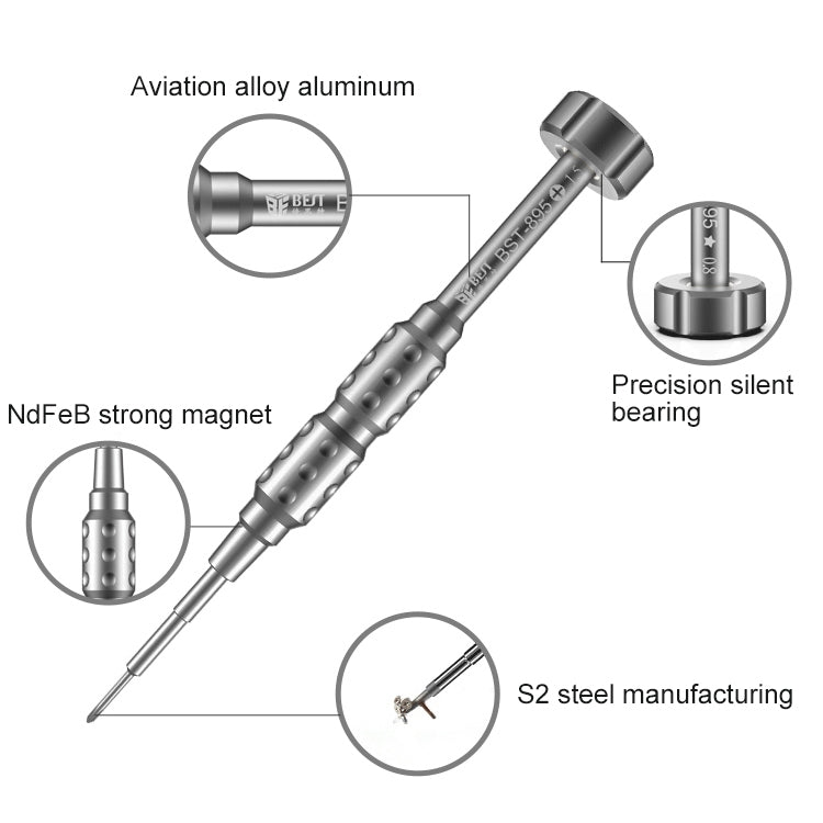 BEST BST-895 6 in 1 Mobile Phone Screwdriver For Mobile Phone Dismantling Screwdriver