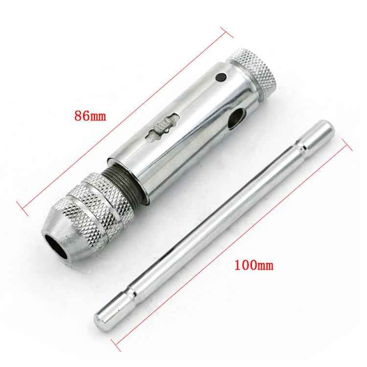 M3-M8 Adjustable Ratchet Tap Wrench and Hand Tapping Accessories