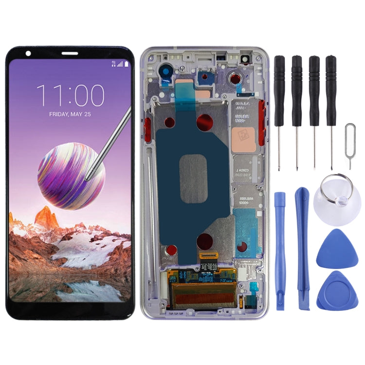 LCD Screen and Digitizer Full Assembly with Frame for LG Stylo 4 / Q Stylo 4 / Q710 / Q710MS / Q710CS, For LG Stylo 4 / Q Stylo 4, For LG Stylo 4 / Q Stylo 4(Pink), For LG Stylo 4 / Q Stylo 4(Blue)