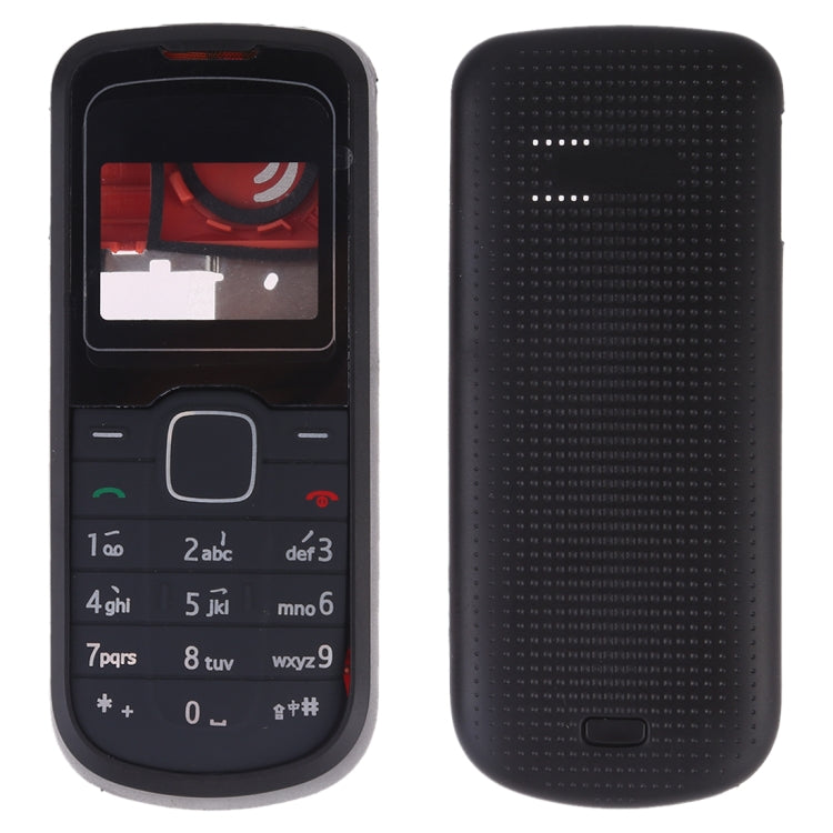 Full Housing Cover (Front Cover + Middle Frame Bezel + Battery Back Cover + Keyboard) for Nokia 1202