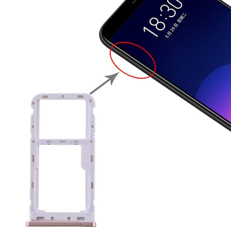 Tiroir pour carte SIM et Micro SD pour Meizu M6T