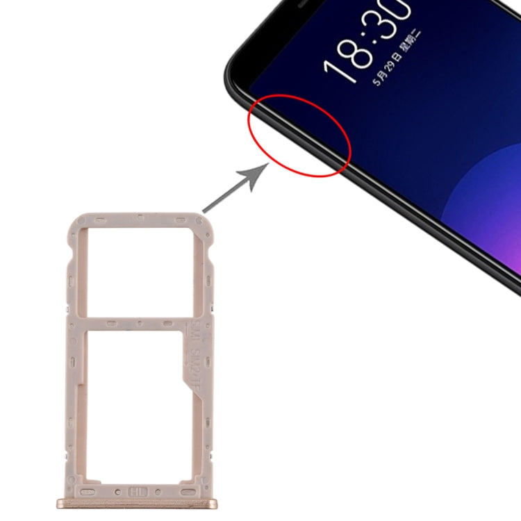 Tiroir pour carte SIM et Micro SD pour Meizu M6T