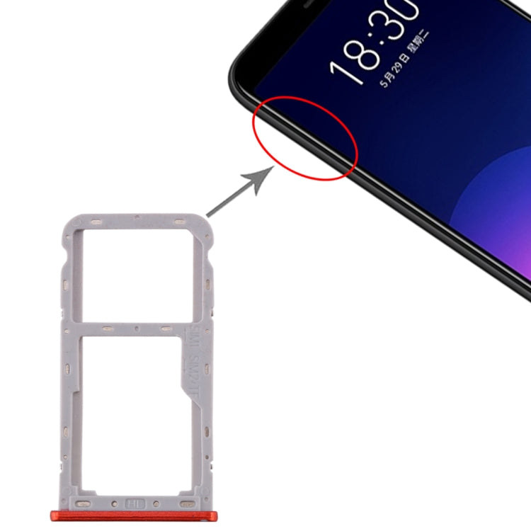 Tiroir pour carte SIM et Micro SD pour Meizu M6T