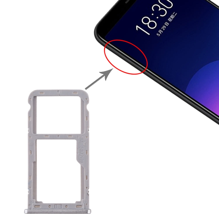 Tiroir pour carte SIM et Micro SD pour Meizu M6T