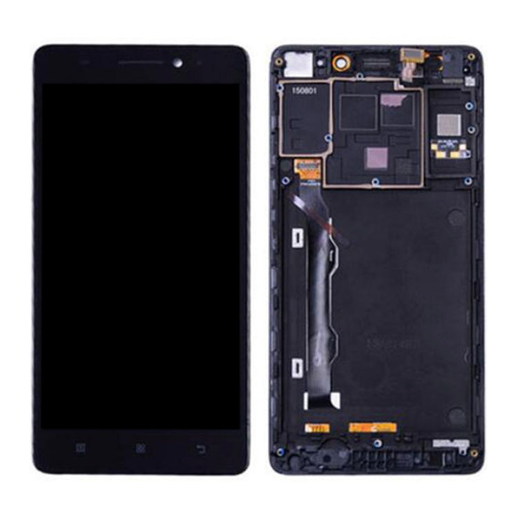 LCD Screen and Digitizer Full Assembly with Frame for Lenovo K3 Note / K50-T5