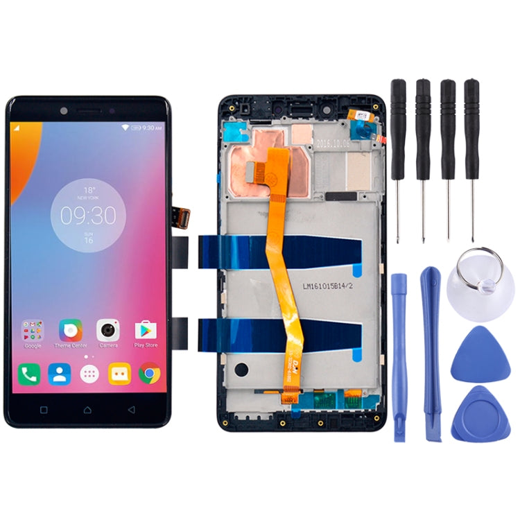LCD Screen and Digitizer Full Assembly with Frame for 5.5 inch Lenovo K6 Note K53a48