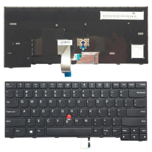 Teclado para portátil en inglés (versión estadounidense) con punteros para Lenovo IBM Thinkpad E470/E470C/E475, teclado 01AX080/01AX040/01AX000/SN20K93235, para Thinkpad E470 (EE. UU.)