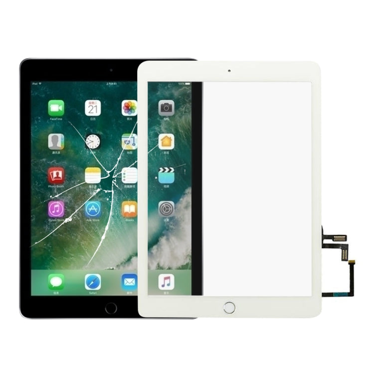 Touch Panel with Home Key Flex Cable for iPad 5 9.7 inch 2017 A1822 A1823, For iPad 5 9.7 inch (2017), For iPad 9.7 inch (2017)