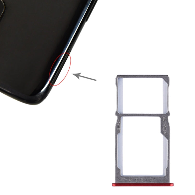 For Meizu 15 SIM Card Tray + SIM Card Tray / Micro SD Card Tray