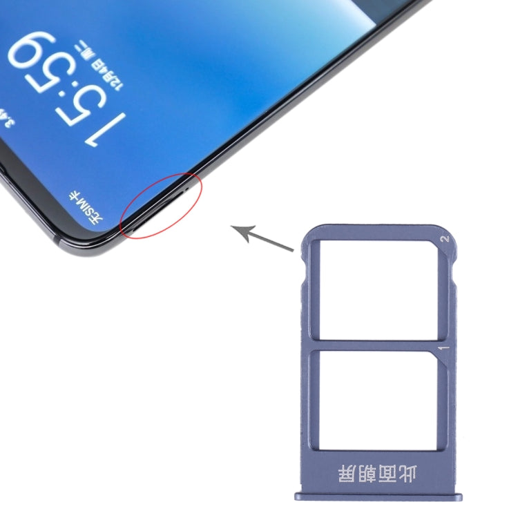 Bandeja para tarjeta SIM + bandeja para tarjeta SIM para Meizu 16 Plus, Meizu 16 Plus