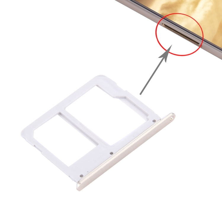 For Galaxy C7 / C7000 SIM Card Tray + Micro SD / SIM Card Tray