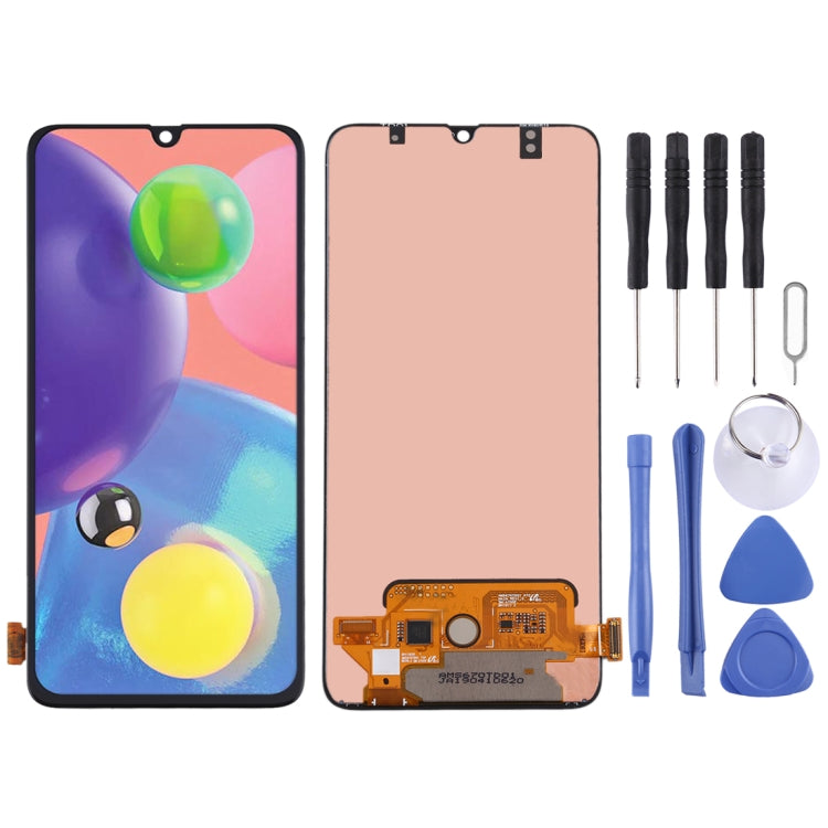 Super AMOLED Material LCD Screen and Digitizer Full Assembly for Samsung Galaxy A70s