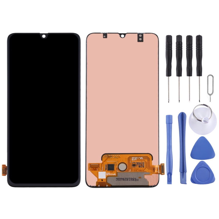 Super AMOLED Material LCD Screen and Digitizer Full Assembly for Samsung Galaxy A70s