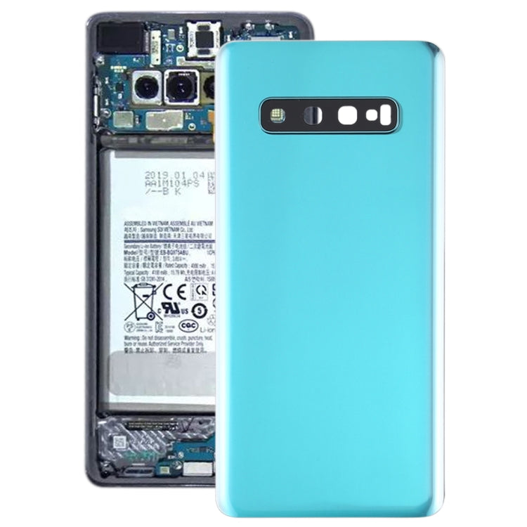 For Galaxy S10+ Battery Back Cover with Camera Lens