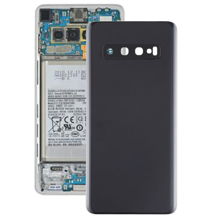 For Galaxy S10 Battery Back Cover with Camera Lens Frame, For Samsung Galaxy S10(Lens), For Samsung Galaxy S10 (with Lens), For Samsung Galaxy S10, For Galaxy S10(with Lens)