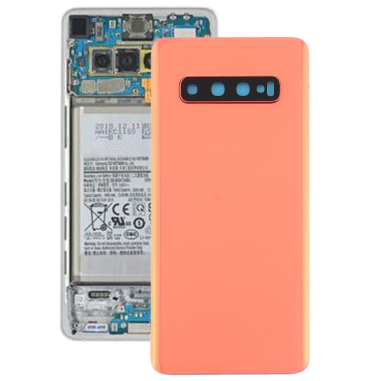 For Galaxy S10 Battery Back Cover with Camera Lens Frame, For Samsung Galaxy S10(Lens), For Samsung Galaxy S10 (with Lens), For Samsung Galaxy S10, For Galaxy S10(with Lens)