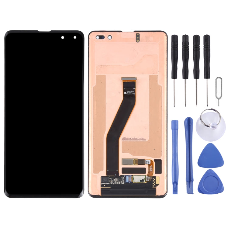 Original Dynamic AMOLED Material LCD Screen and Digitizer Full Assembly for Galaxy S10 5G, For Samsung Galaxy S10 5G (AMOLED) - BSPART
