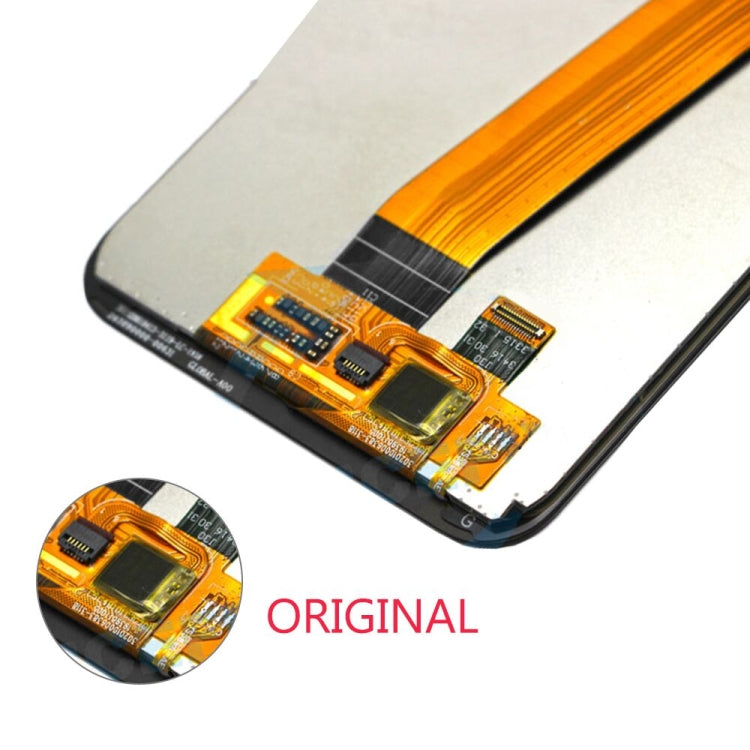Original PLS TFT Material LCD Screen and Digitizer Full Assembly (Flex Cable Narrow) for Galaxy A01