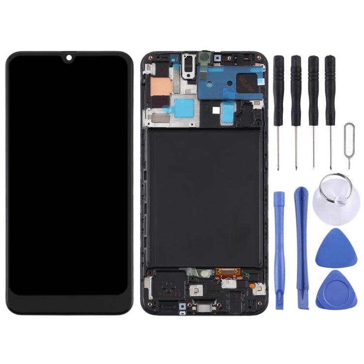 TFT Material LCD Screen and Digitizer Full Assembly With Frame for Samsung Galaxy A50 (Not Supporting Fingerprint Identification)