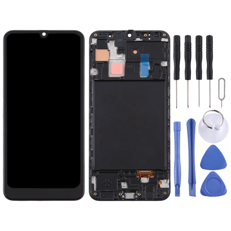 TFT Material LCD Screen and Digitizer Full Assembly With Frame for Samsung Galaxy A30