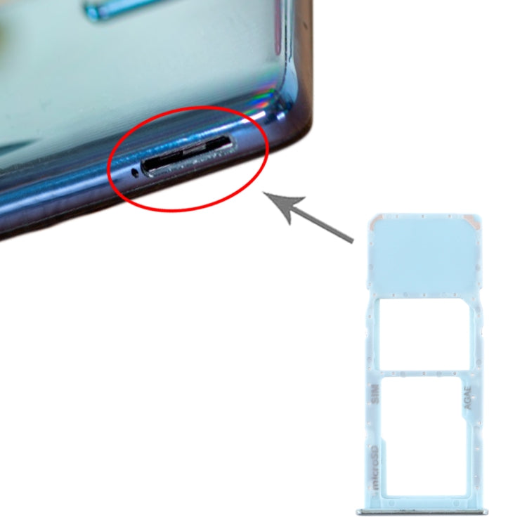 Bandeja para tarjeta SIM y tarjeta micro SD para Samsung Galaxy A71/A715 (individual)