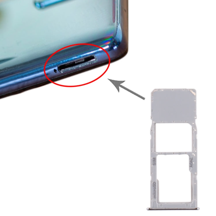 Bandeja para tarjeta SIM y tarjeta micro SD para Samsung Galaxy A71/A715 (individual)